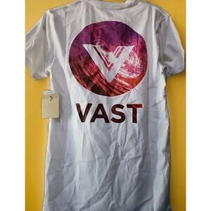 Vast Life Graphic T-Shirt Size Small NWT Mens A129 Excellent Surf Beach New